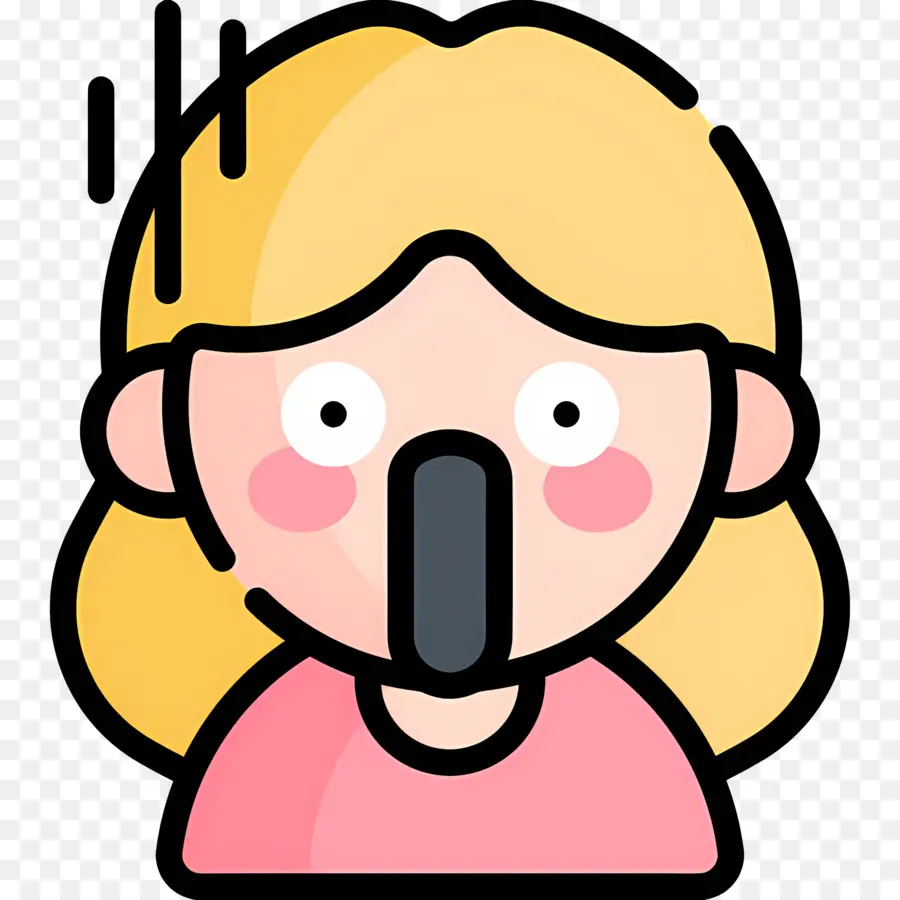 Emoji Sorprendido，Cara Sorprendida PNG