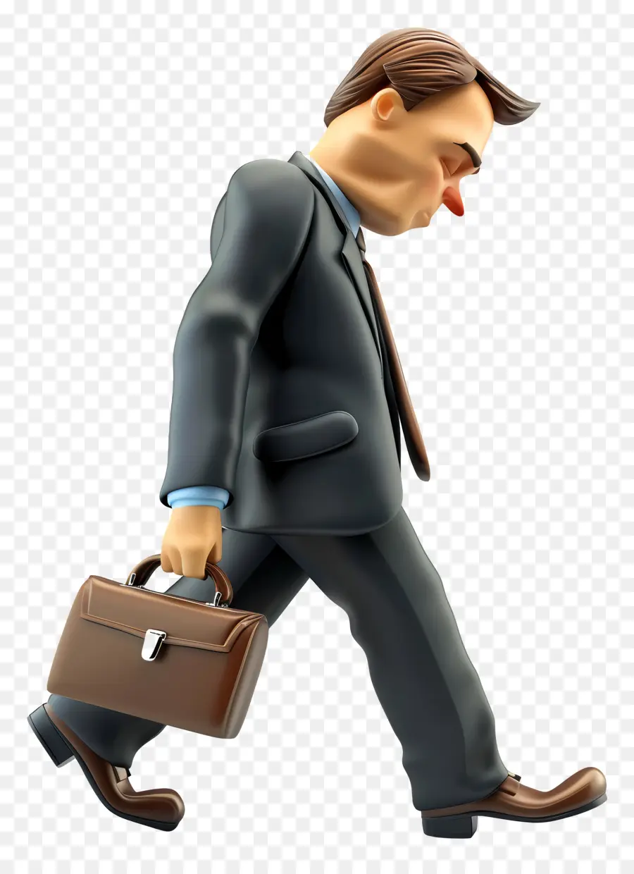 Empresario Cansado Caminando，Triste Empresario PNG