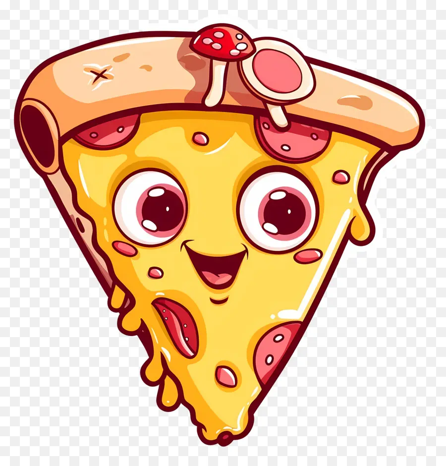 Pizza De Dibujos Animados，Rebanada De Pizza PNG