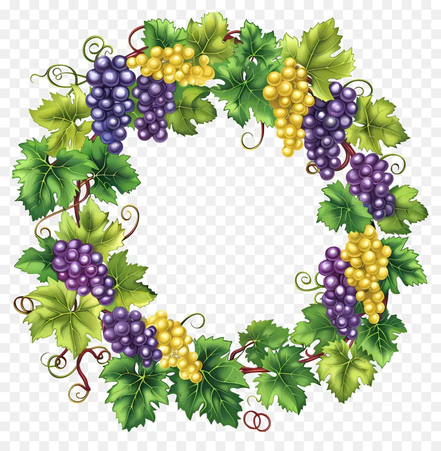 Corona De Uva，Uvas PNG