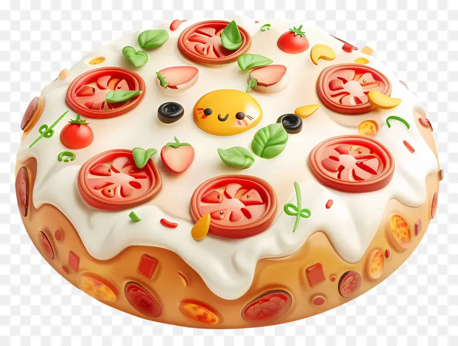 Linda Pizza，Pastel De Pizza PNG