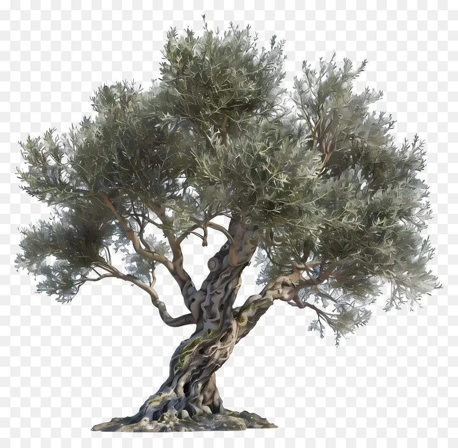 Árbol 3d，árbol Retorcido PNG