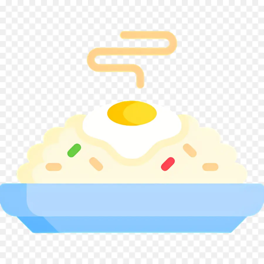 Arroz Frito，Plato De Arroz PNG