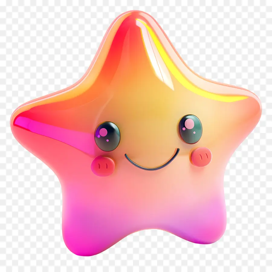 Estrella 3d，Linda Estrella PNG