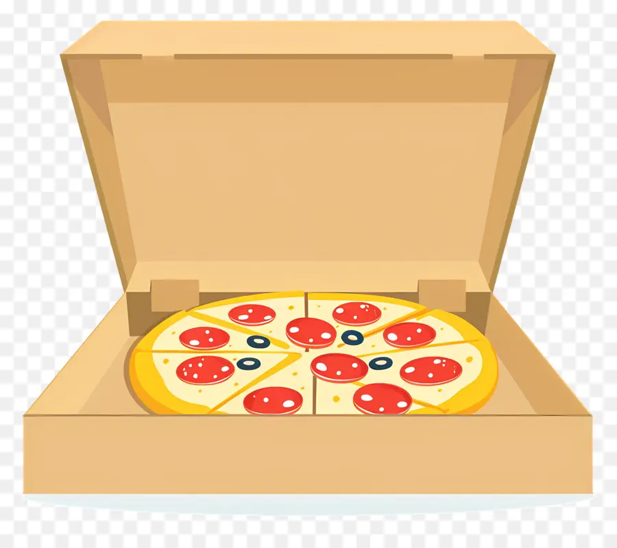 Caja De Pizza，Pizza En Caja PNG