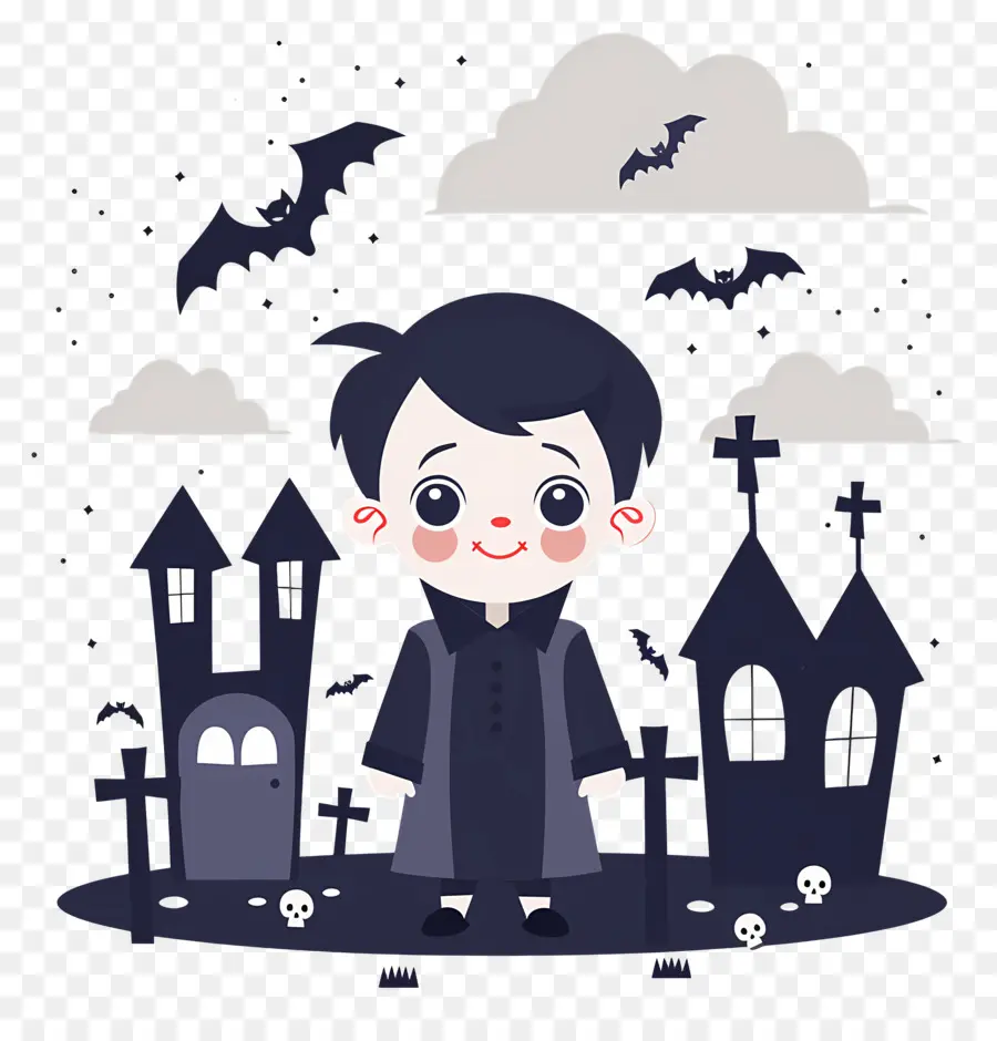 Vampiro De Halloween，Lindo Vampiro PNG