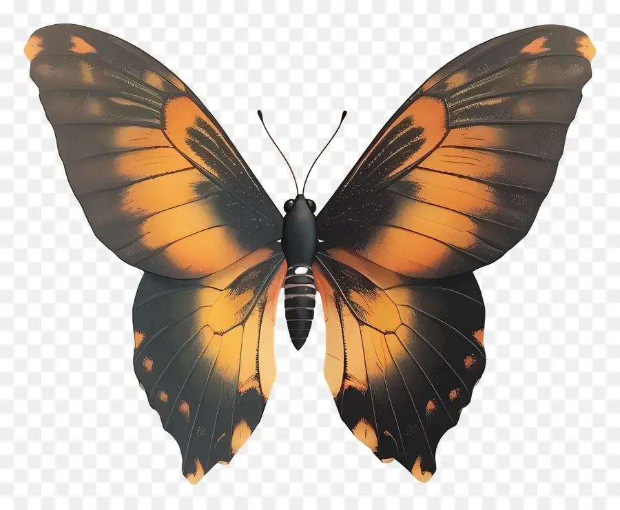 Mariposa Animada，Mariposa Colorida PNG