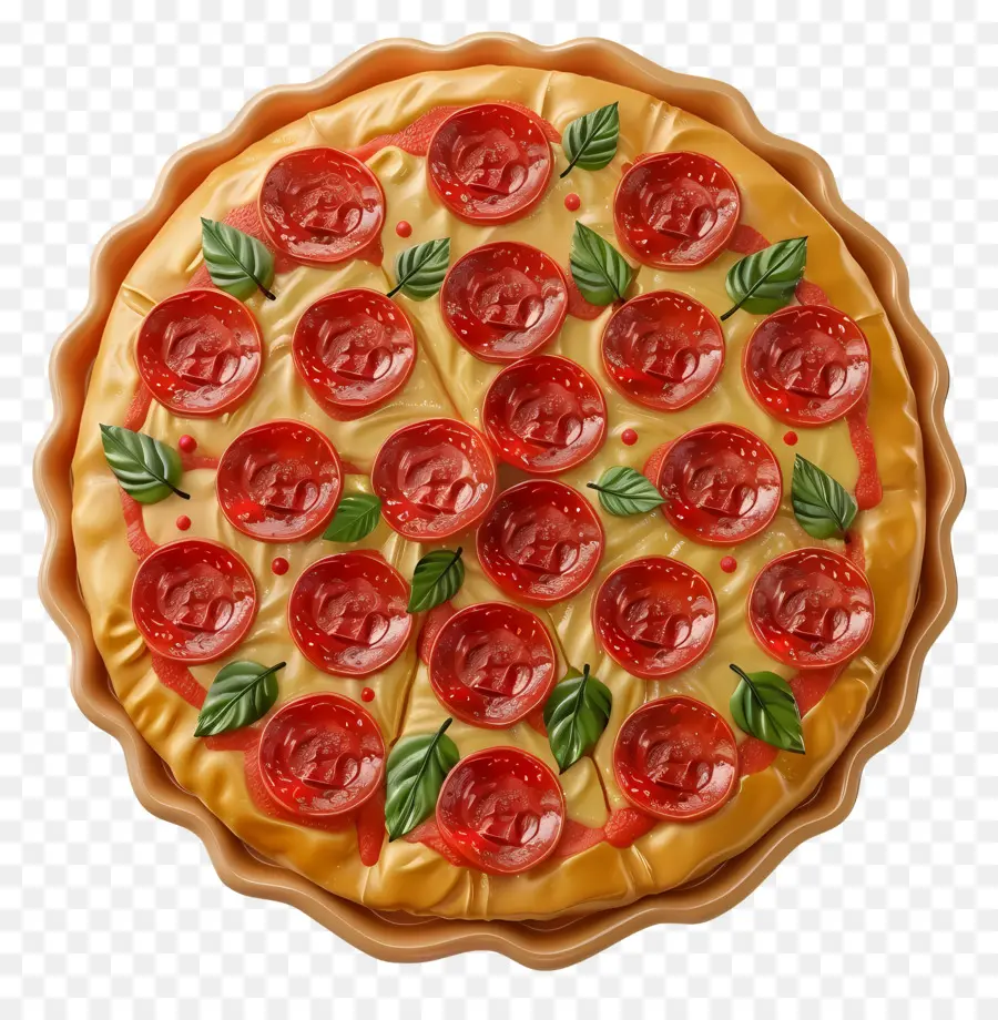 Pizza Italiana，Pizza De Peperoni PNG