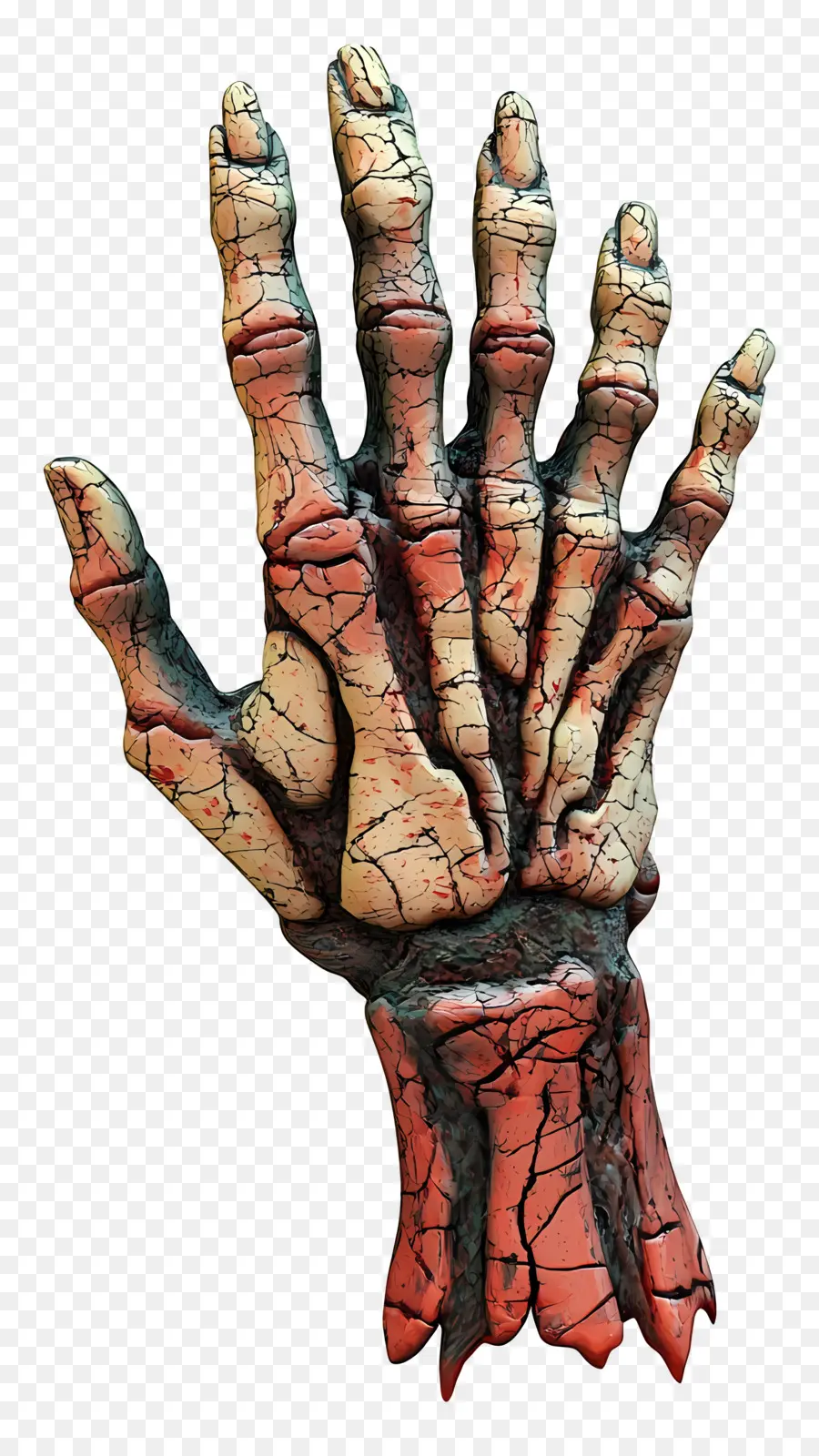 Mano Zombi，Mano Esqueleto PNG