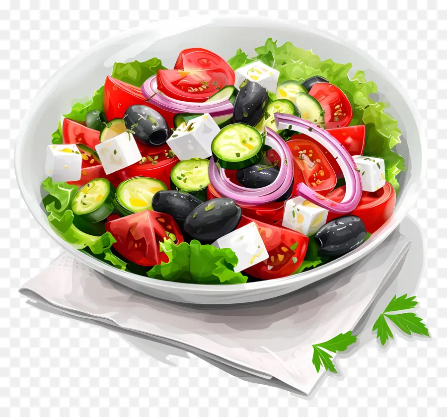 Ensalada Griega，Ensalada PNG