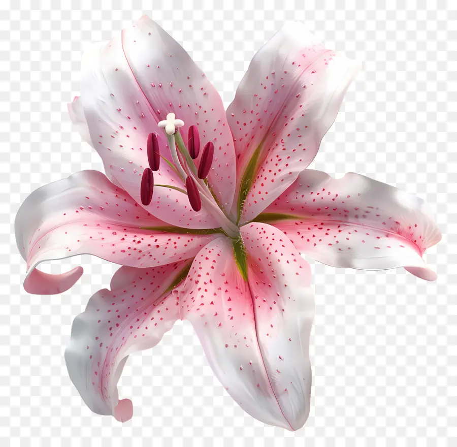 Flor 3d，Lirio PNG