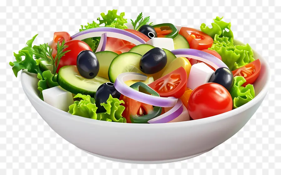 Ensalada Griega，Ensalada Colorida PNG