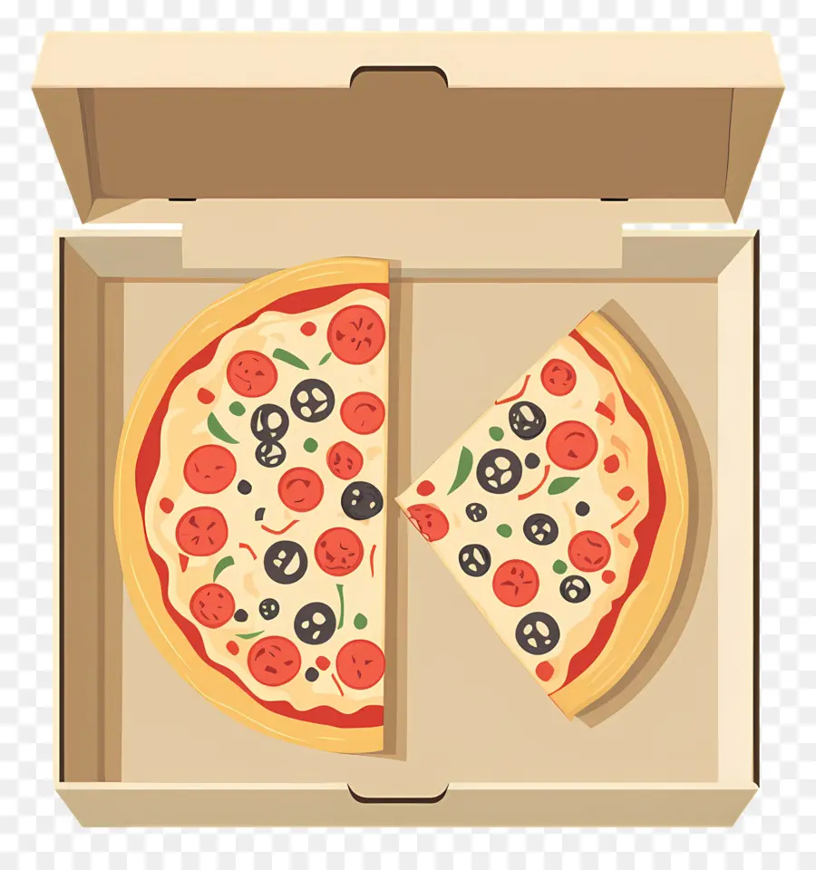 Caja De Pizza，Pizza De Peperoni PNG