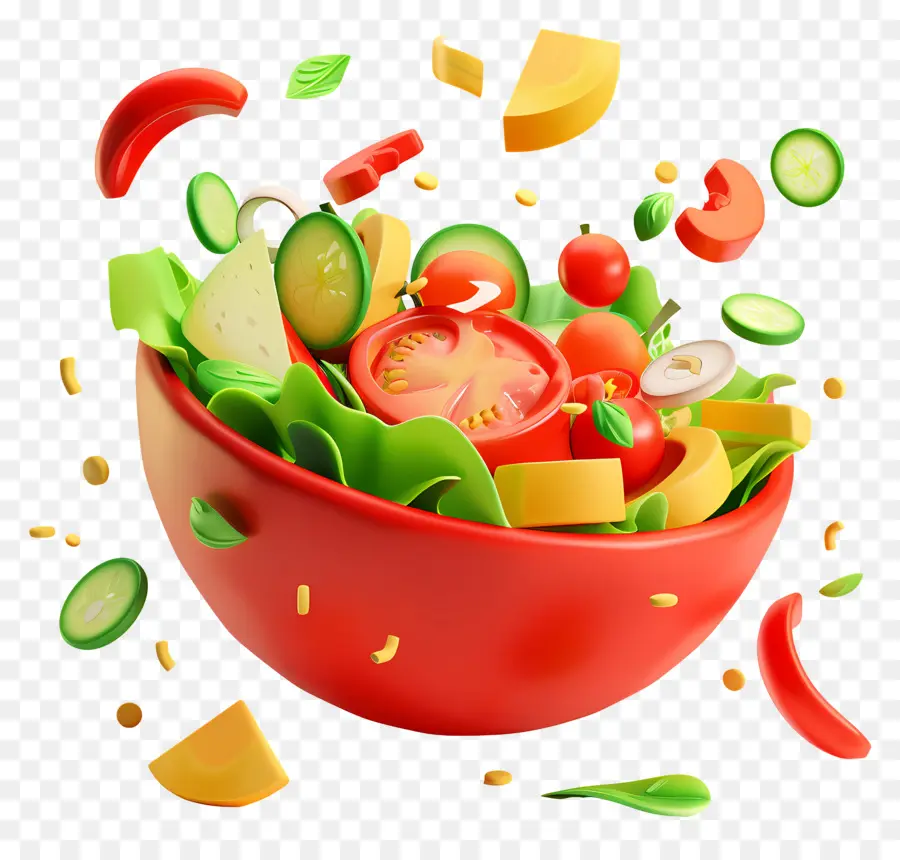 Ensalada Saludable，Ensalada Fresca PNG