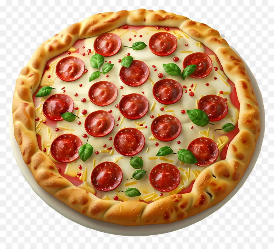 Pizza Italiana，Pizza De Peperoni PNG