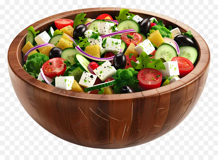 Ensalada Griega，Tazón De Ensalada PNG