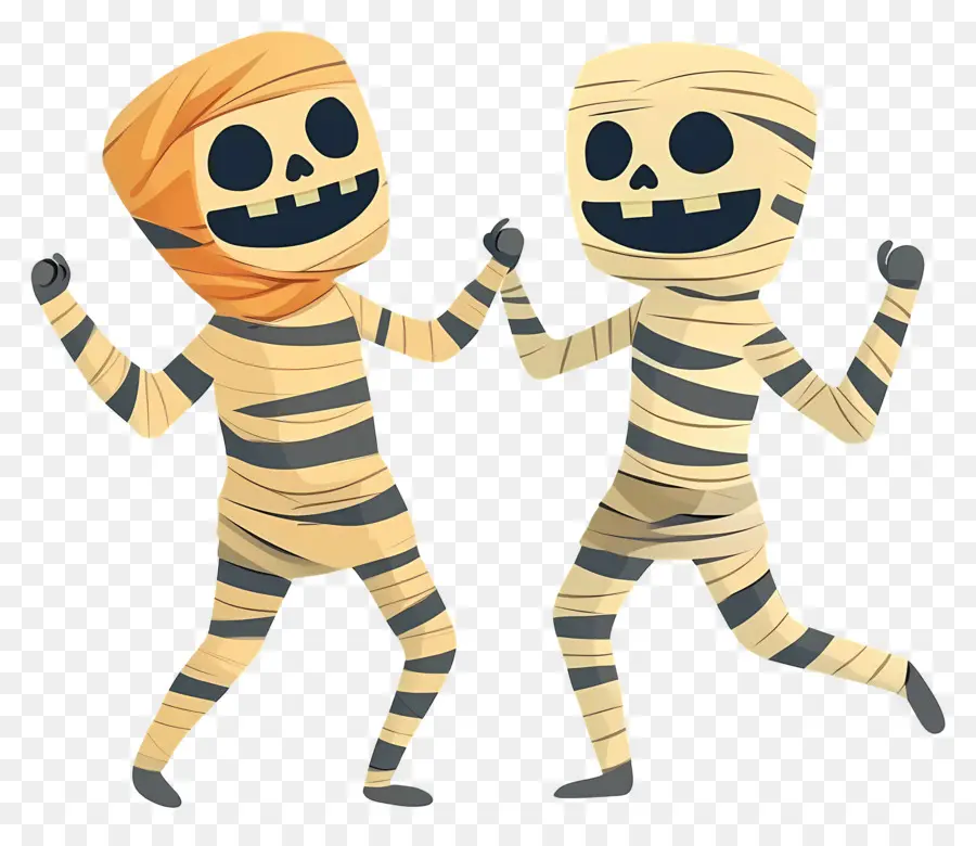 Momia De Halloween，Momias Bailando PNG