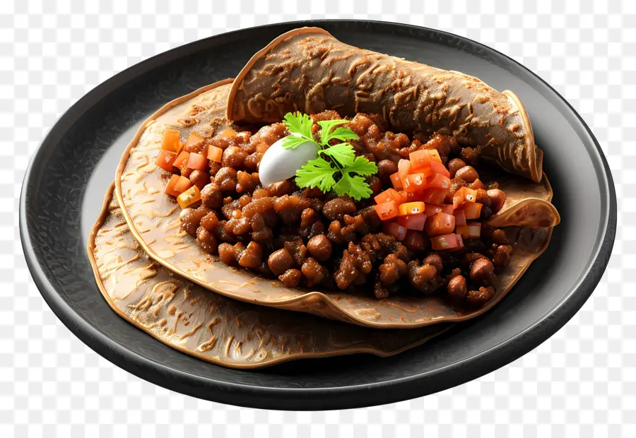 Comida Africana，Wrap De Lentejas PNG