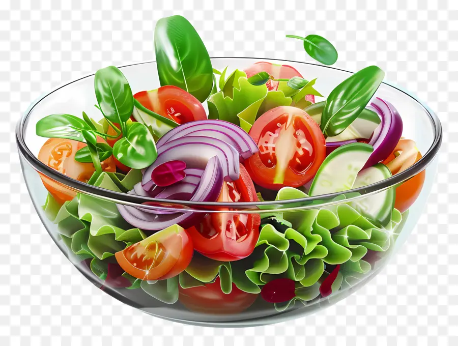 Ensalada Saludable，Ensalada Mezclada PNG