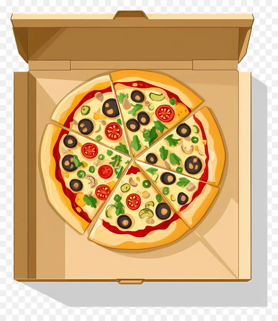 Caja De Pizza，Pizza En Caja PNG