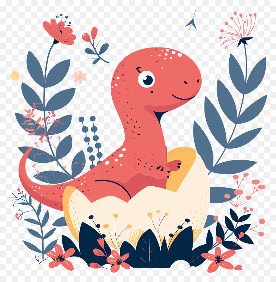 Dinosaurio De Dibujos Animados，Dinosaurio Rojo PNG