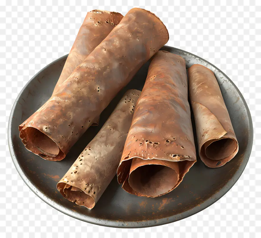 Comida Africana，Crepes Enrollados PNG