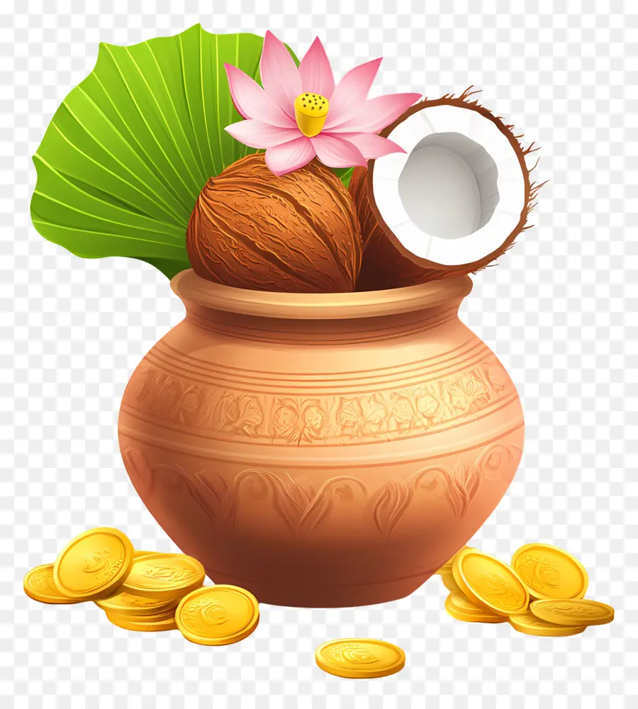 Akshaya Tritiya，Olla Con Coco PNG