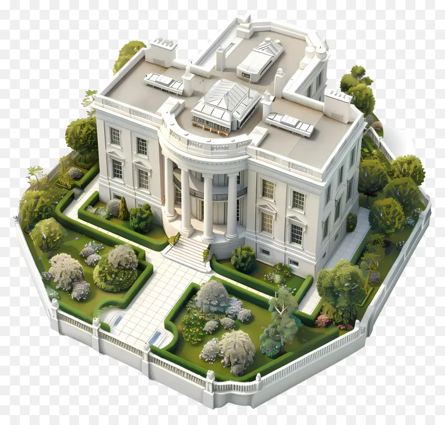 Casa 3d，Casa Blanca PNG