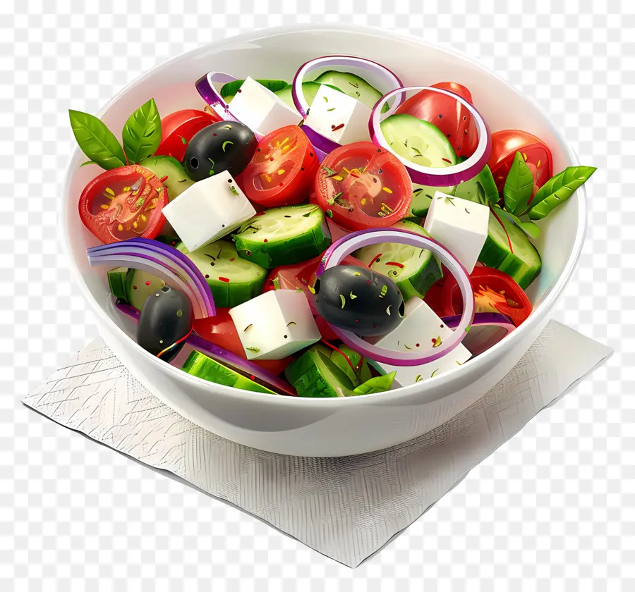 Ensalada Griega，Queso Feta PNG