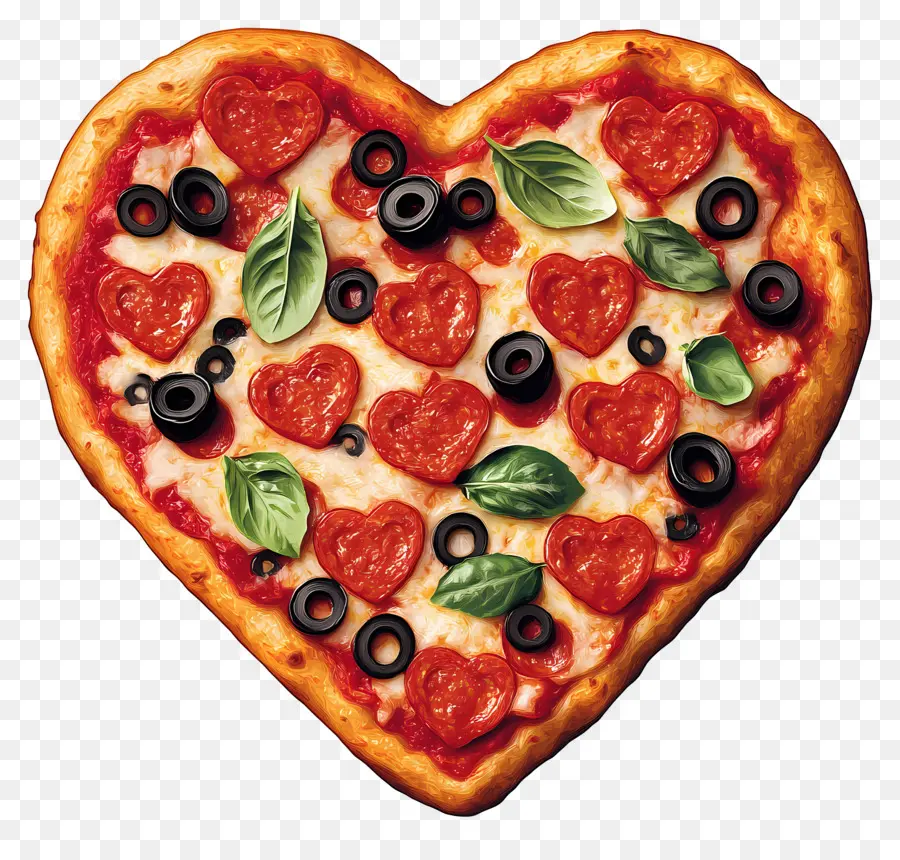 Pizza De Corazón，Tomate PNG