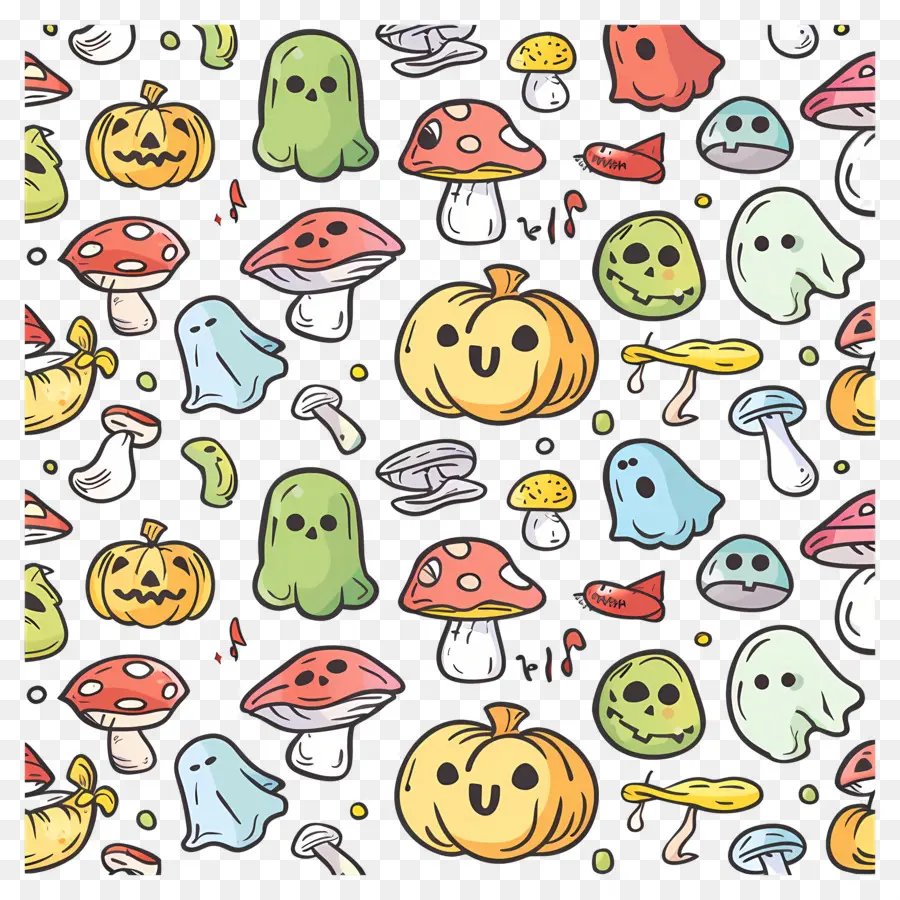 Fondo De Halloween，Garabatos De Halloween PNG