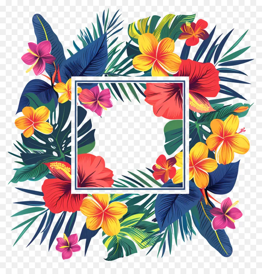 Corona De Verano，Corona De Flores PNG