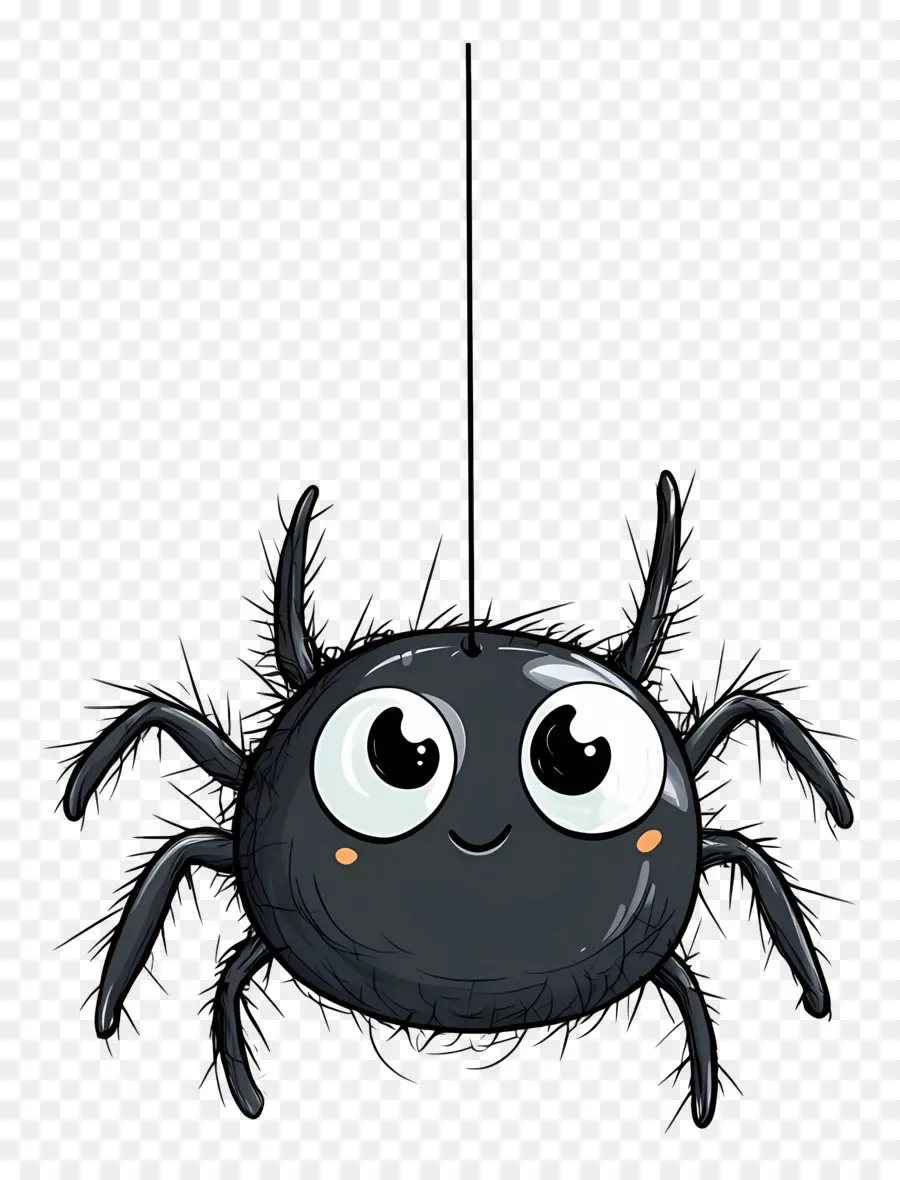 Araña De Halloween，Araña De Dibujos Animados PNG