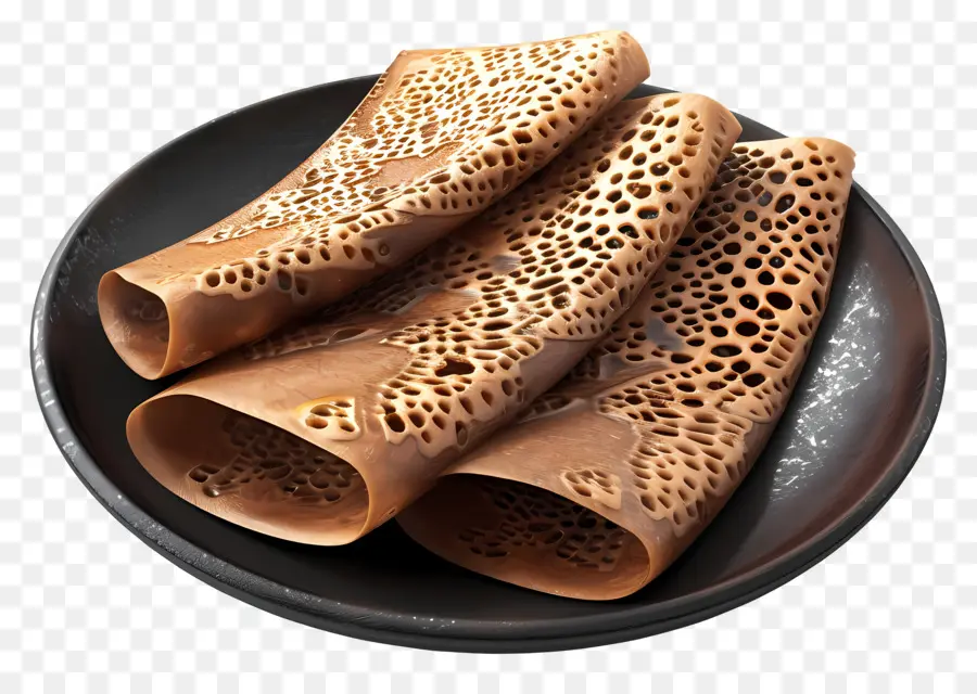 Comida Africana，Pan Injera PNG