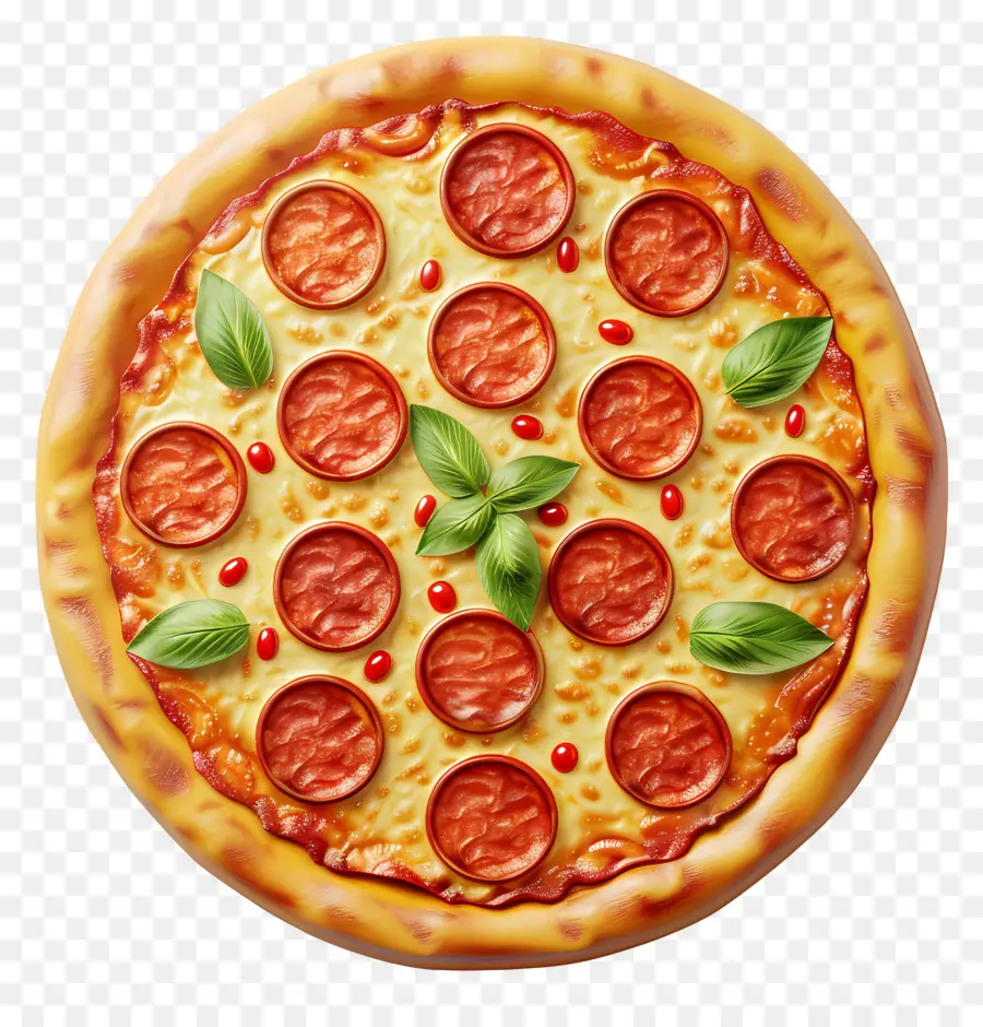 Pizza Vista Superior，Rebanada De Pizza PNG