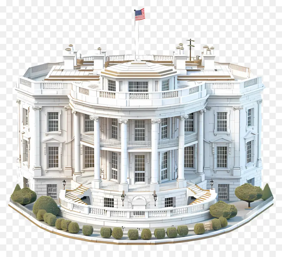 Casa 3d，Casa Blanca PNG