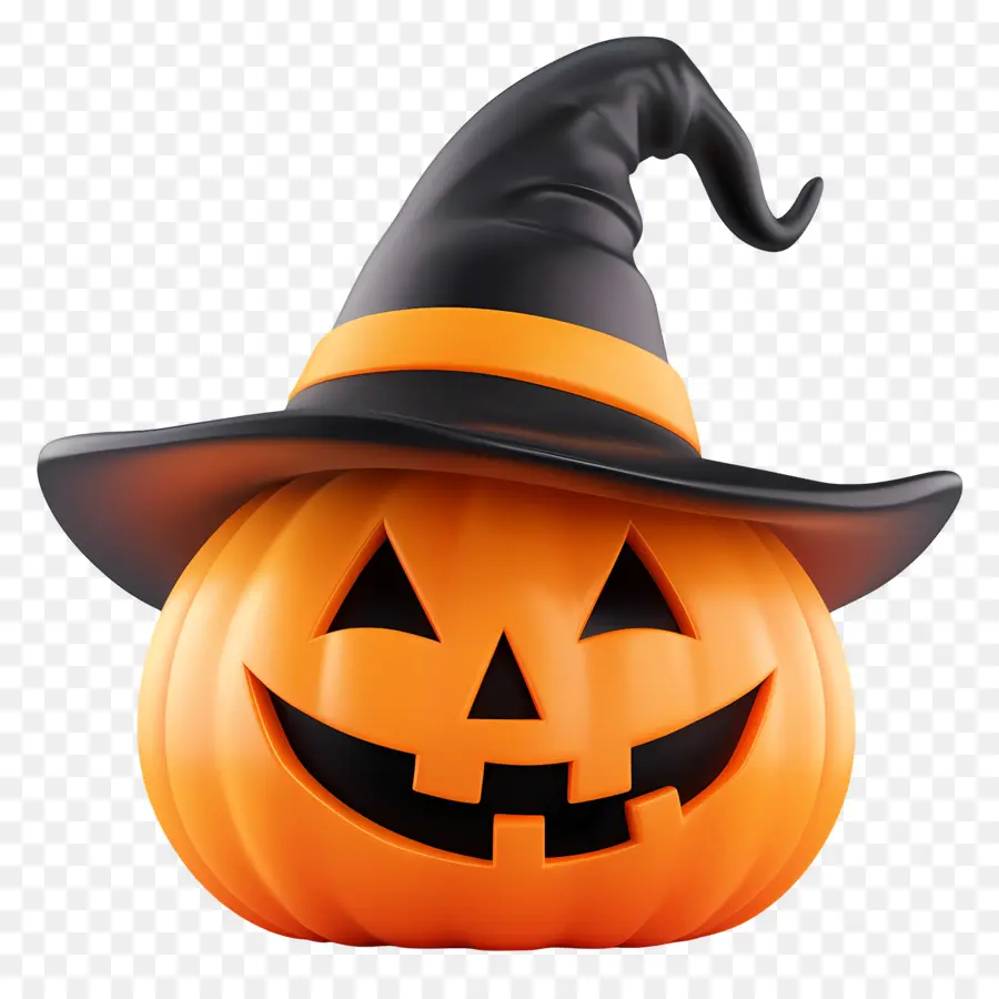 Sombrero De Halloween，Calabaza De Halloween PNG