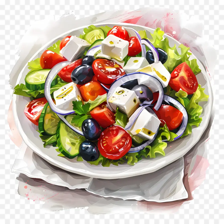 Ensalada Griega，Ensalada PNG