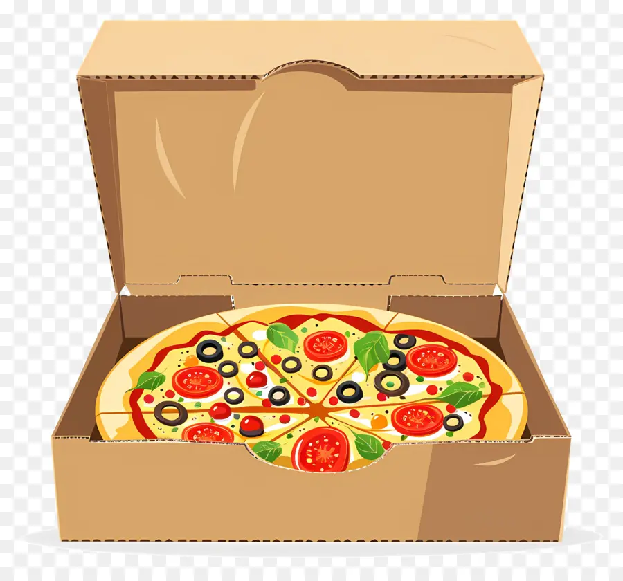 Caja De Pizza，Pizza En Caja PNG