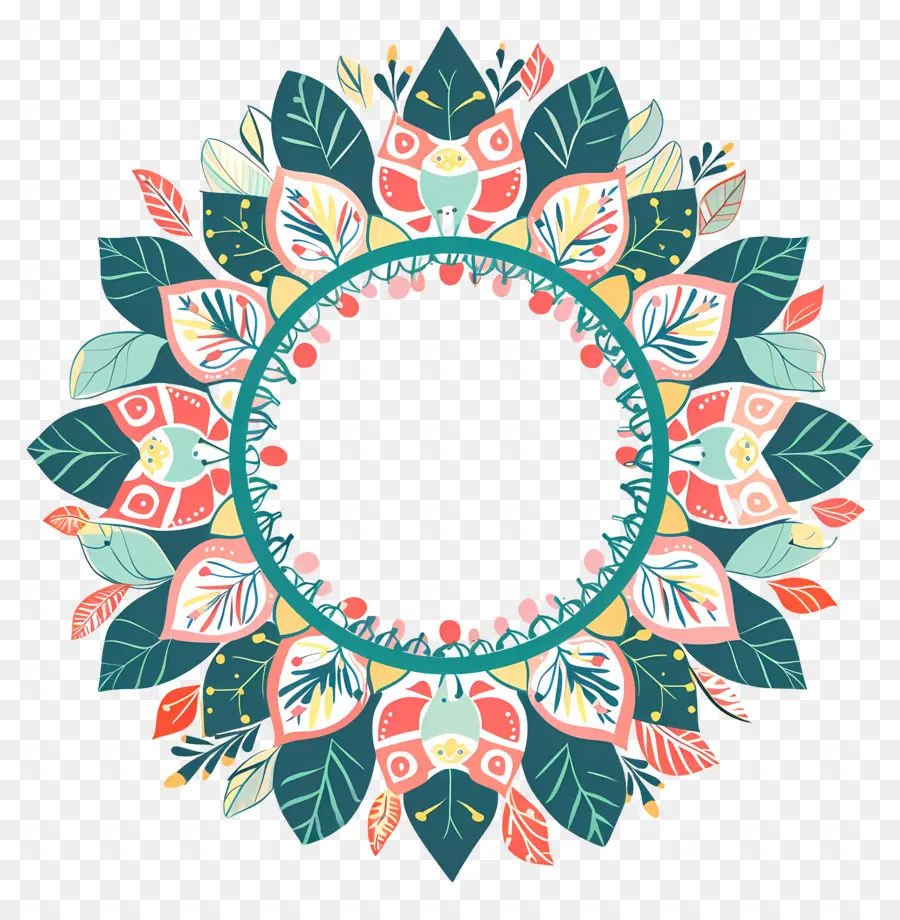 Pookalam，Corona De Flores PNG