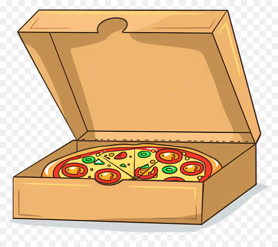 Caja De Pizza，Pizza En Caja PNG