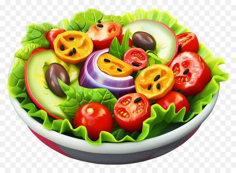 Ensalada Saludable，Ensalada De Verduras PNG