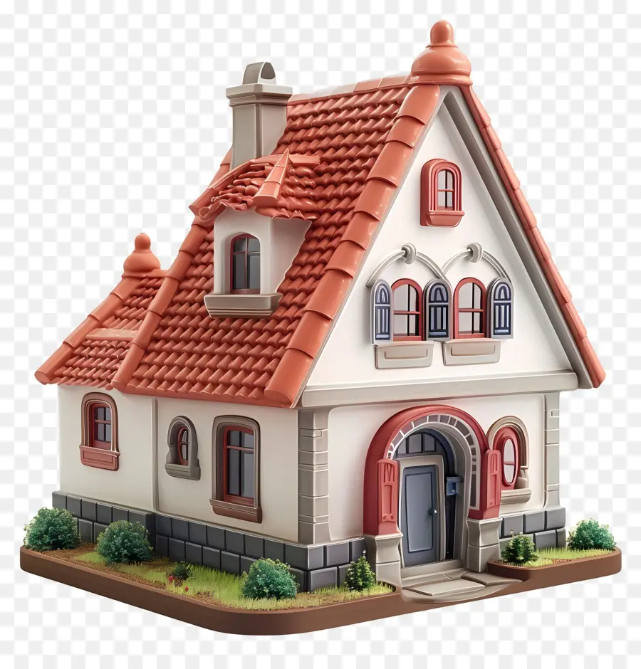 Casa 3d，Linda Casa PNG