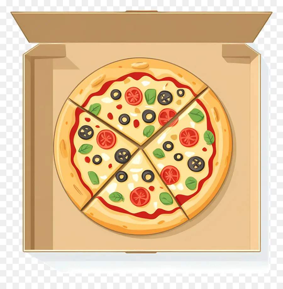 Caja De Pizza，Pizza En Caja PNG