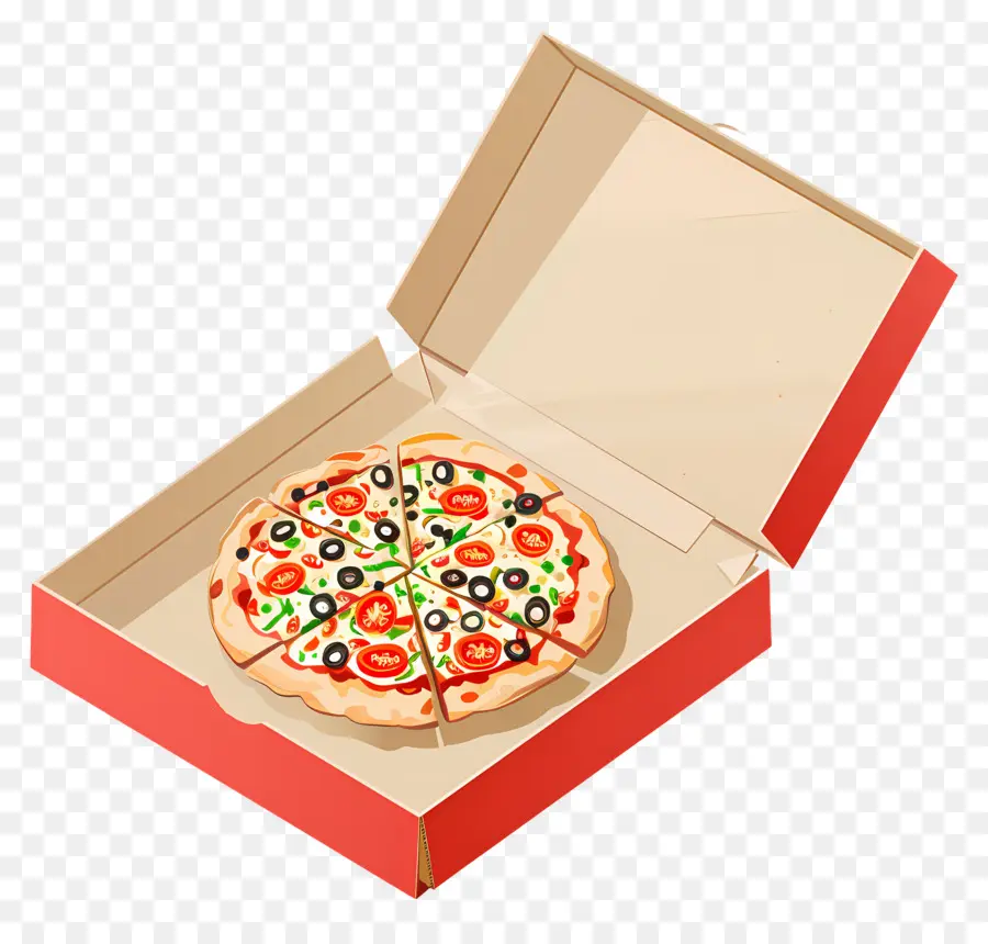 Caja De Pizza，Pizza En Caja PNG