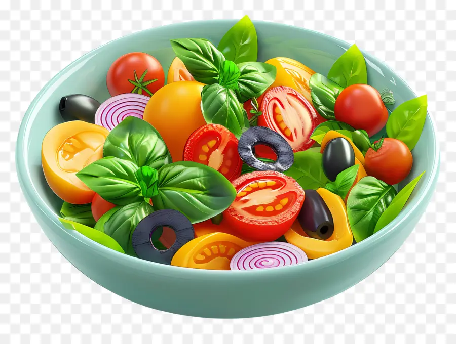 Ensalada Saludable，Ensalada Mezclada PNG