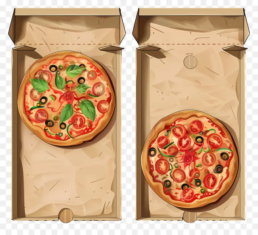 Caja De Pizza，Pizza PNG