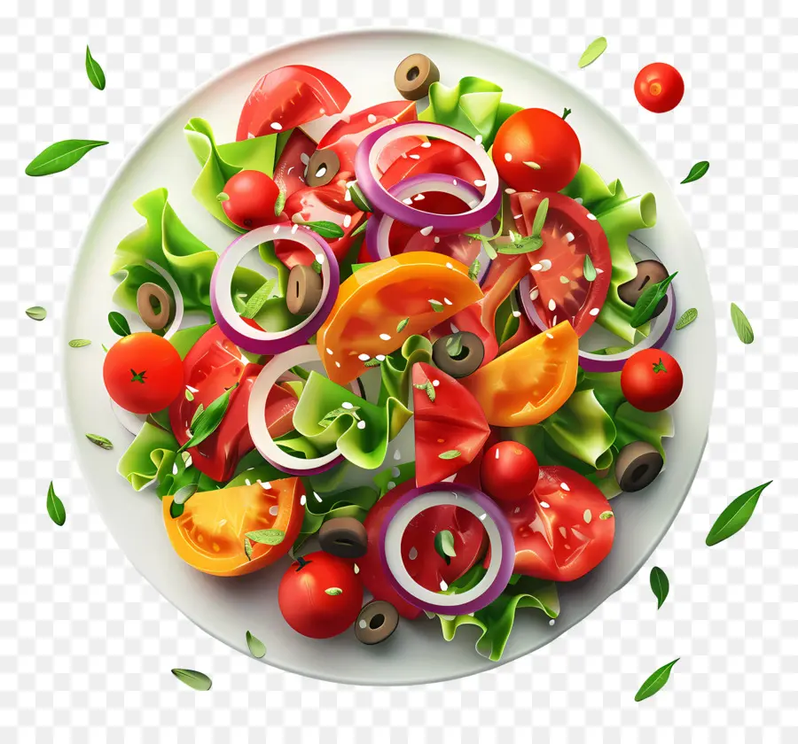 Ensalada Fresca，Ensalada Colorida PNG