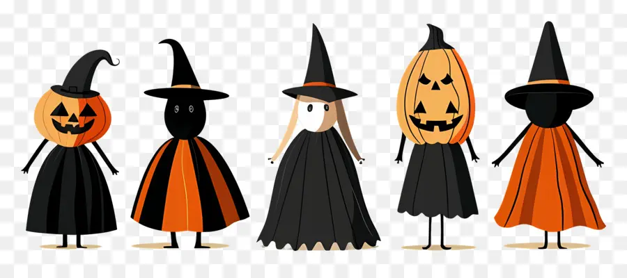 Frontera De Halloween，Personajes De Halloween PNG