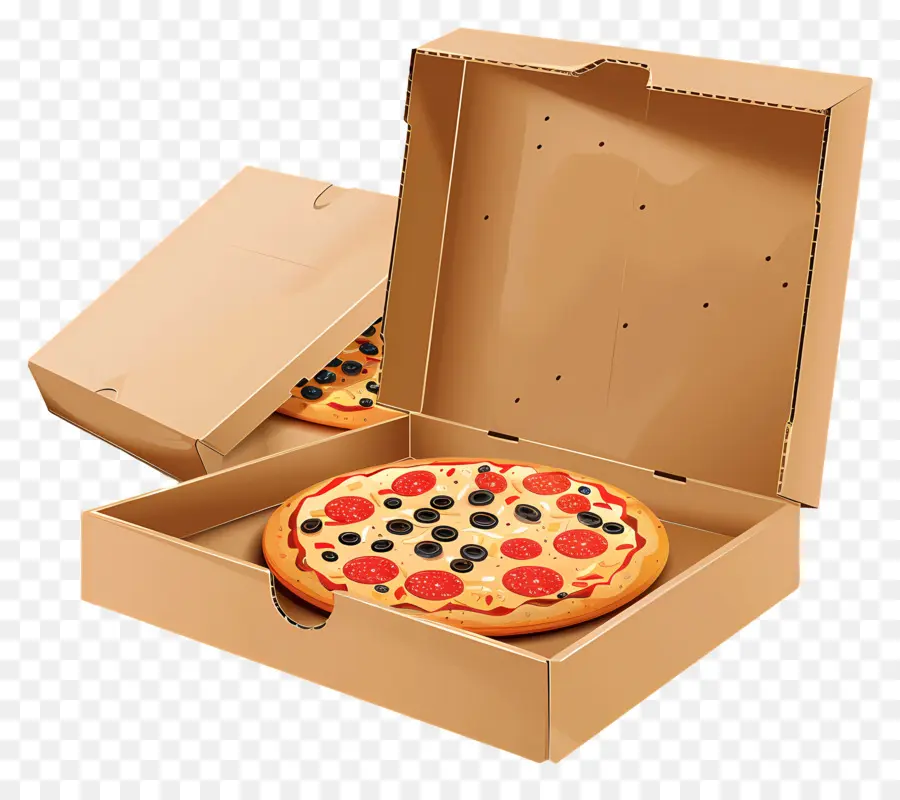 Caja De Pizza，Entrega PNG